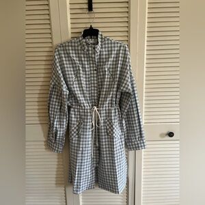 Checkered Long Sleeve Light Spring Jacket